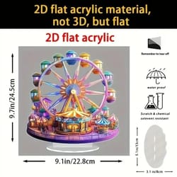 eid acrylic mosque table decoration ramadan home decor centerpiece