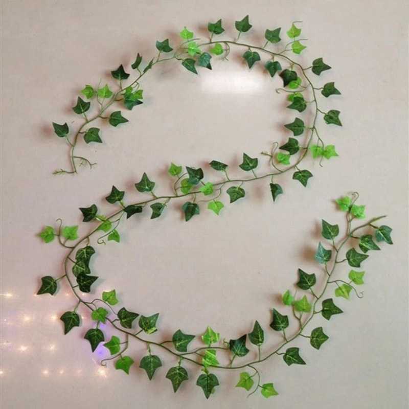 210cm Artificial Hanging Garland Green Vine Leaves Decorative Plant For Home And Events 1