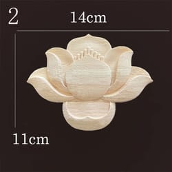 natural wood carving appliques furniture onlays decorative moulding for diy home upgrade