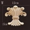 Natural Wood Carving Appliques Furniture Onlays Decorative Moulding For DIY Home Upgrade 11