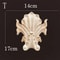 Natural Wood Carving Appliques Furniture Onlays Decorative Moulding For DIY Home Upgrade 14