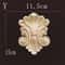 Natural Wood Carving Appliques Furniture Onlays Decorative Moulding For DIY Home Upgrade 7