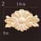 Natural Wood Carving Appliques Furniture Onlays Decorative Moulding For DIY Home Upgrade 8