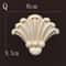 Natural Wood Carving Appliques Furniture Onlays Decorative Moulding For DIY Home Upgrade 16