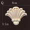 Natural Wood Carving Appliques Furniture Onlays Decorative Moulding For DIY Home Upgrade 16