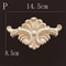 Natural Wood Carving Appliques Furniture Onlays Decorative Moulding For DIY Home Upgrade 20