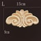 Natural Wood Carving Appliques Furniture Onlays Decorative Moulding For DIY Home Upgrade 21