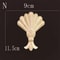 Natural Wood Carving Appliques Furniture Onlays Decorative Moulding For DIY Home Upgrade 23