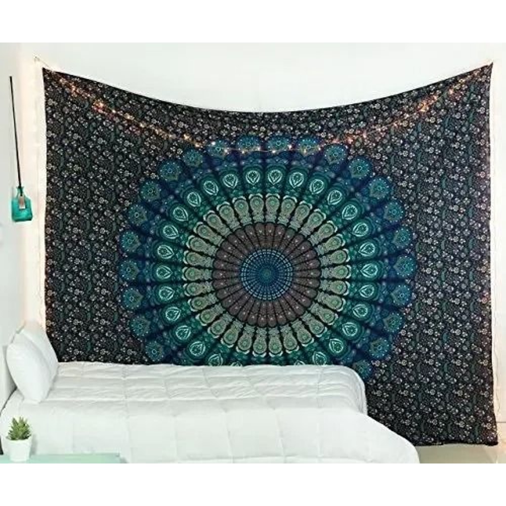 Bohemian Mandala Tapestry Wall Hanging Psychedelic Hippie Room Decor 9