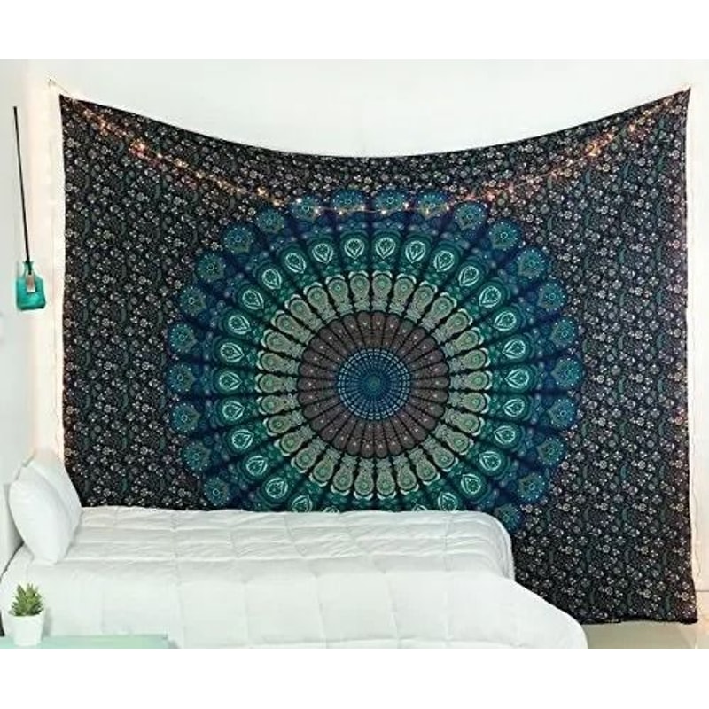 Bohemian Mandala Tapestry Wall Hanging Psychedelic Hippie Room Decor 9