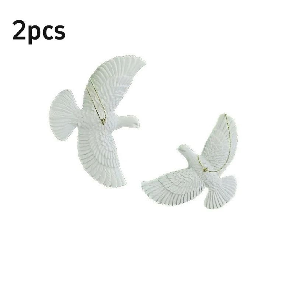 Elegant Dove Ornament Resin Bird Statue Christmas And Home Decor 2