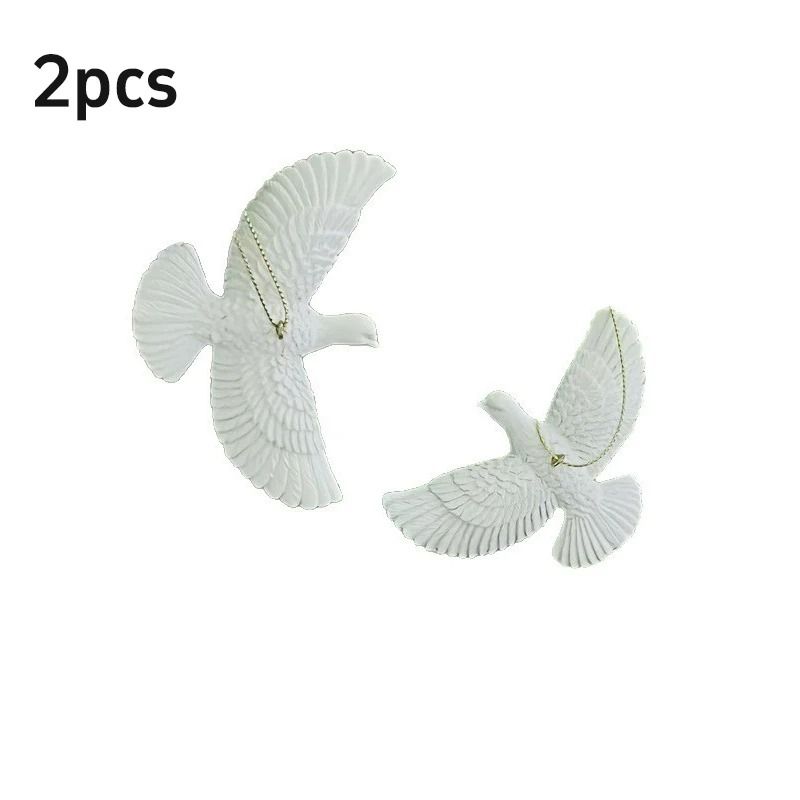 Elegant Dove Ornament Resin Bird Statue Christmas And Home Decor 2