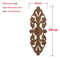 Unpainted Wood Carved Applique Decorative Furniture Onlay Corner Accent 12