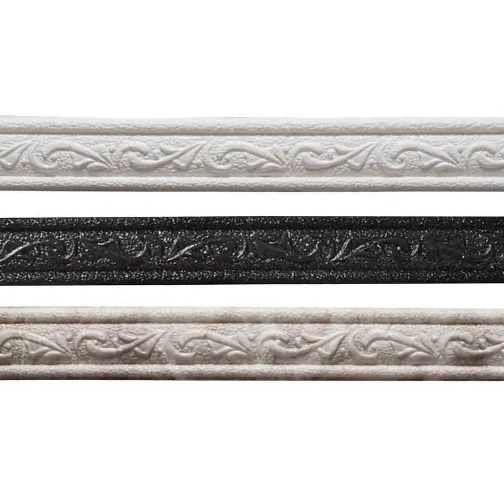 3D Foam Wall Edge Trim Self Adhesive Waterproof Corner Molding Strip 0