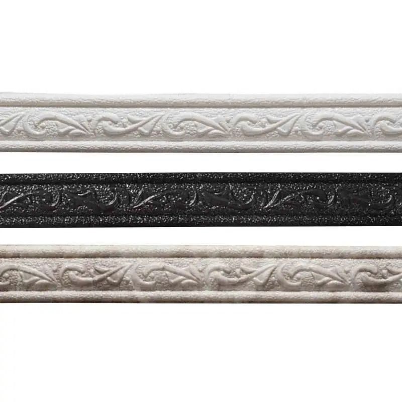 3D Foam Wall Edge Trim Self Adhesive Waterproof Corner Molding Strip 0