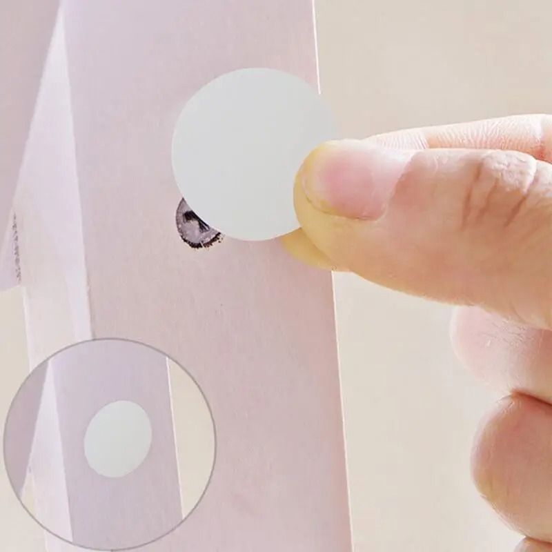 Self Adhesive Screw Hole Cover Stickers Wood Grain Furniture Repair Caps 12