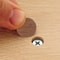 Self Adhesive Screw Hole Cover Stickers Wood Grain Furniture Repair Caps 9