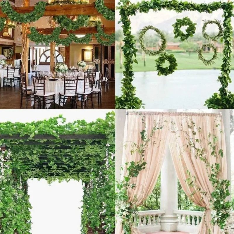 Artificial Ivy Leaf Vine Hanging Greenery Decor For Home And Events 8