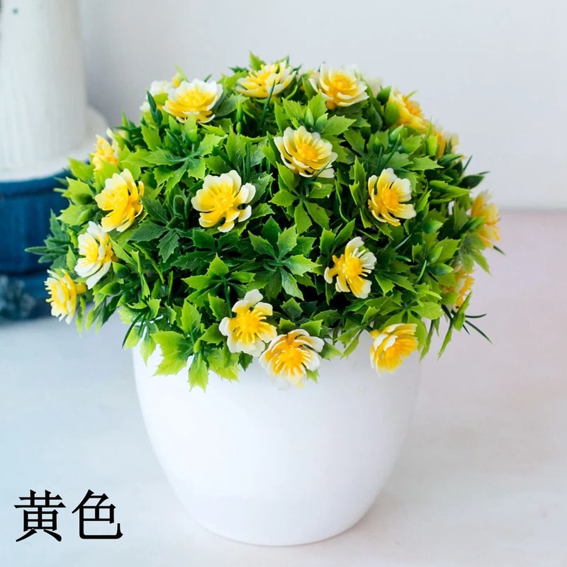 Artificial Bonsai Plant Small Potted Green Tree Decor For Home And Office 28