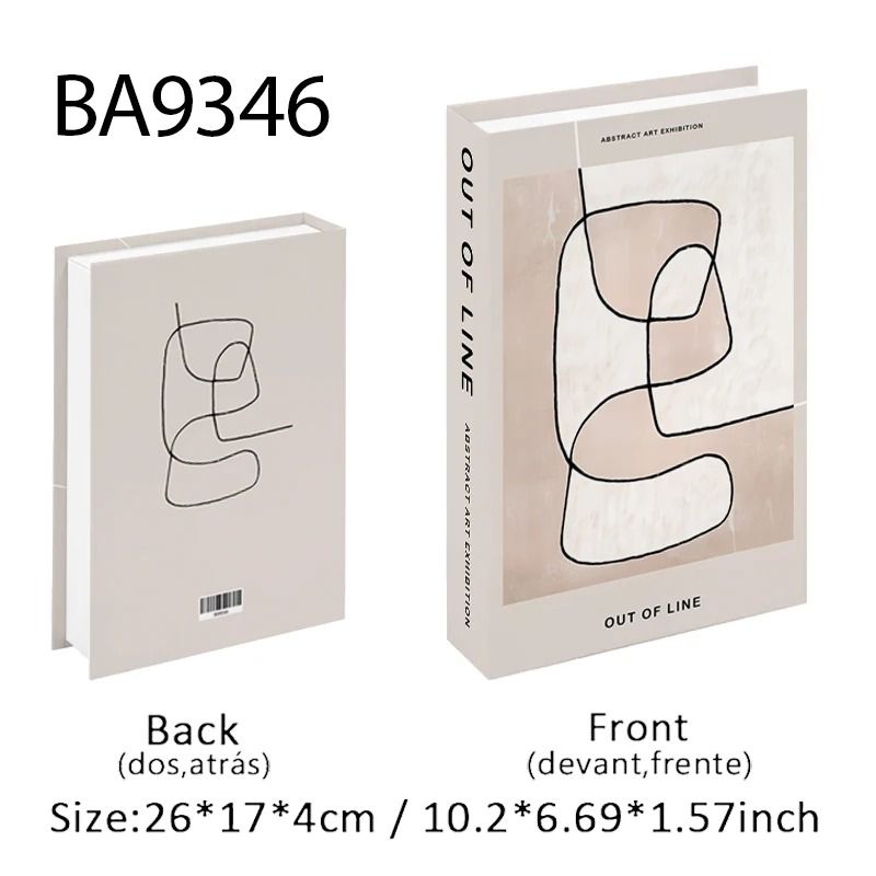 Decorative Fake Book Storage Box Luxury Coffee Table Book Home Decor 12