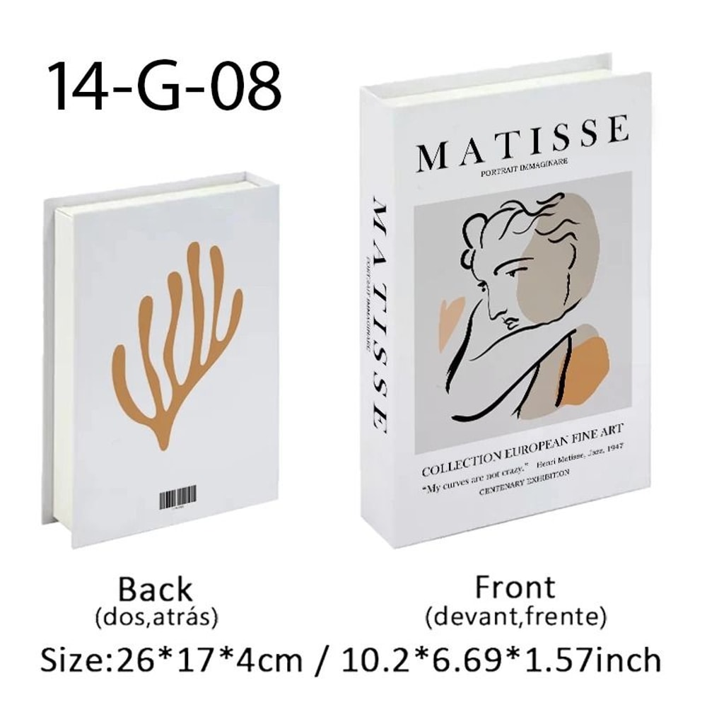 Decorative Fake Book Storage Box Luxury Coffee Table Book Home Decor 21