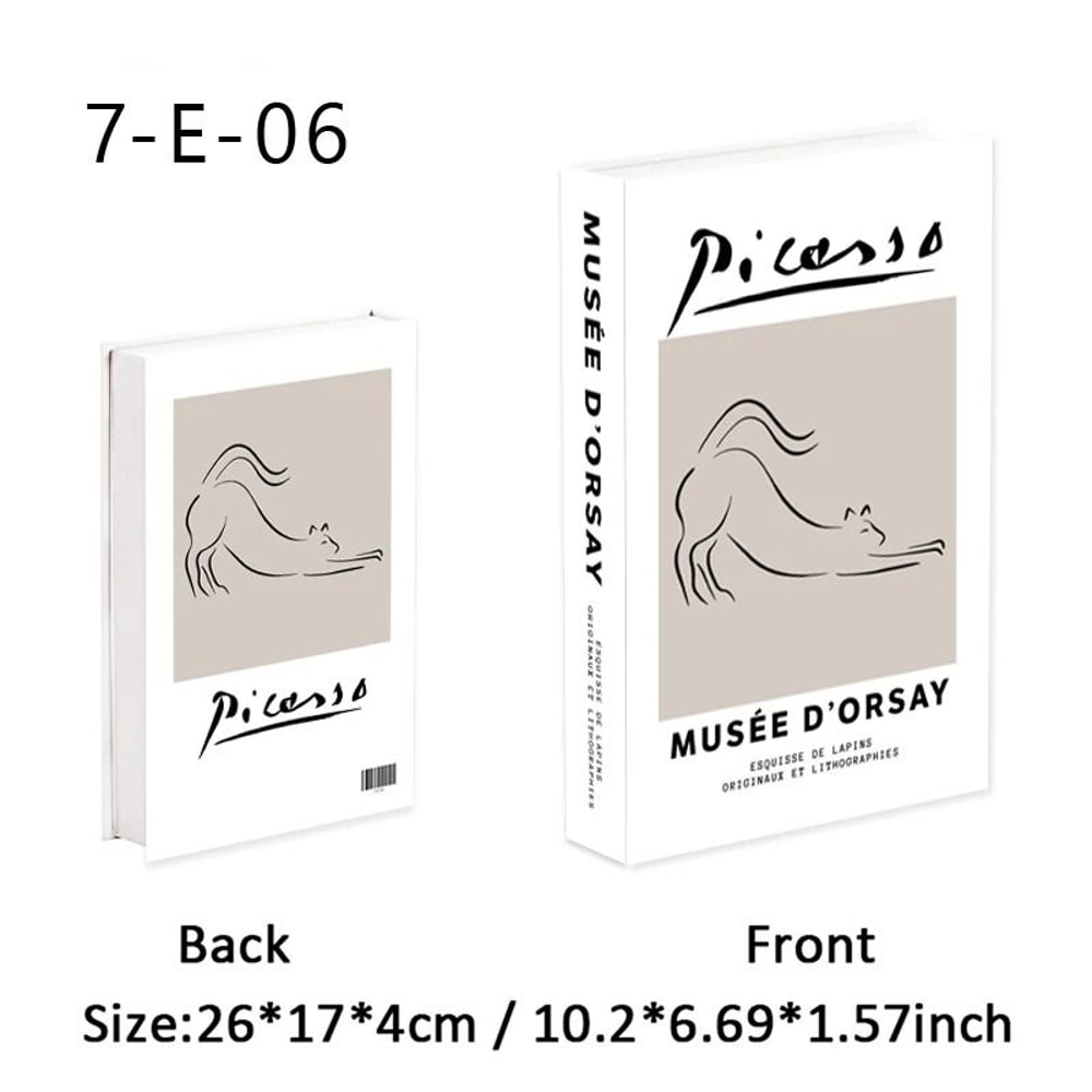 Decorative Fake Book Storage Box Luxury Coffee Table Book Home Decor 22