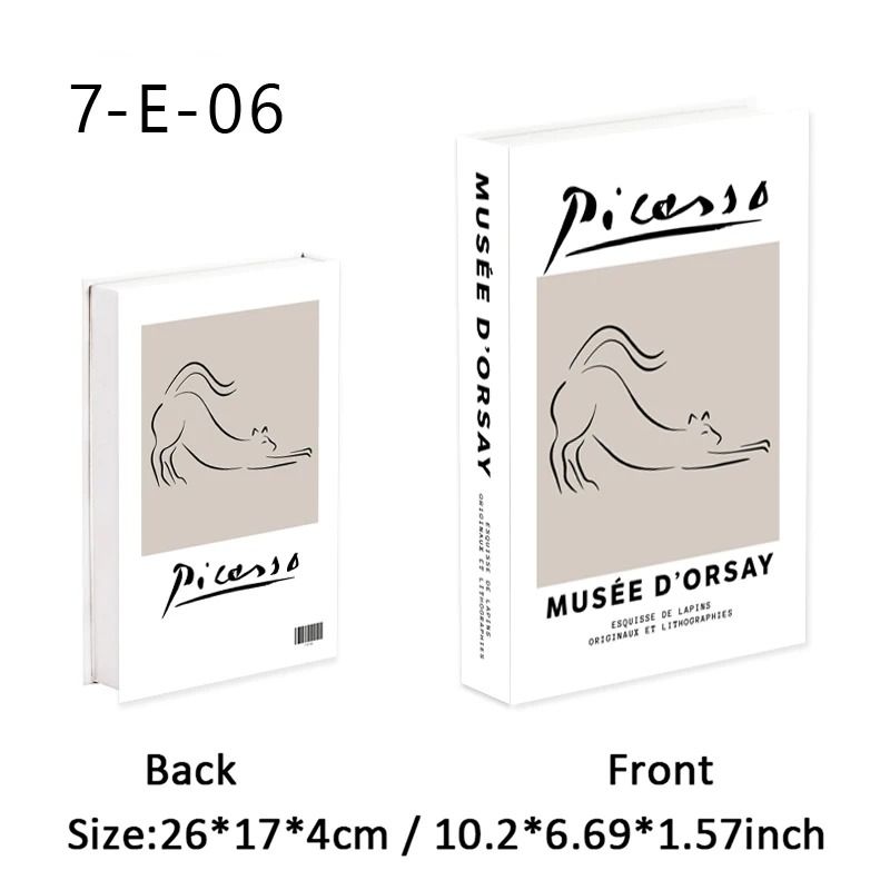 Decorative Fake Book Storage Box Luxury Coffee Table Book Home Decor 22