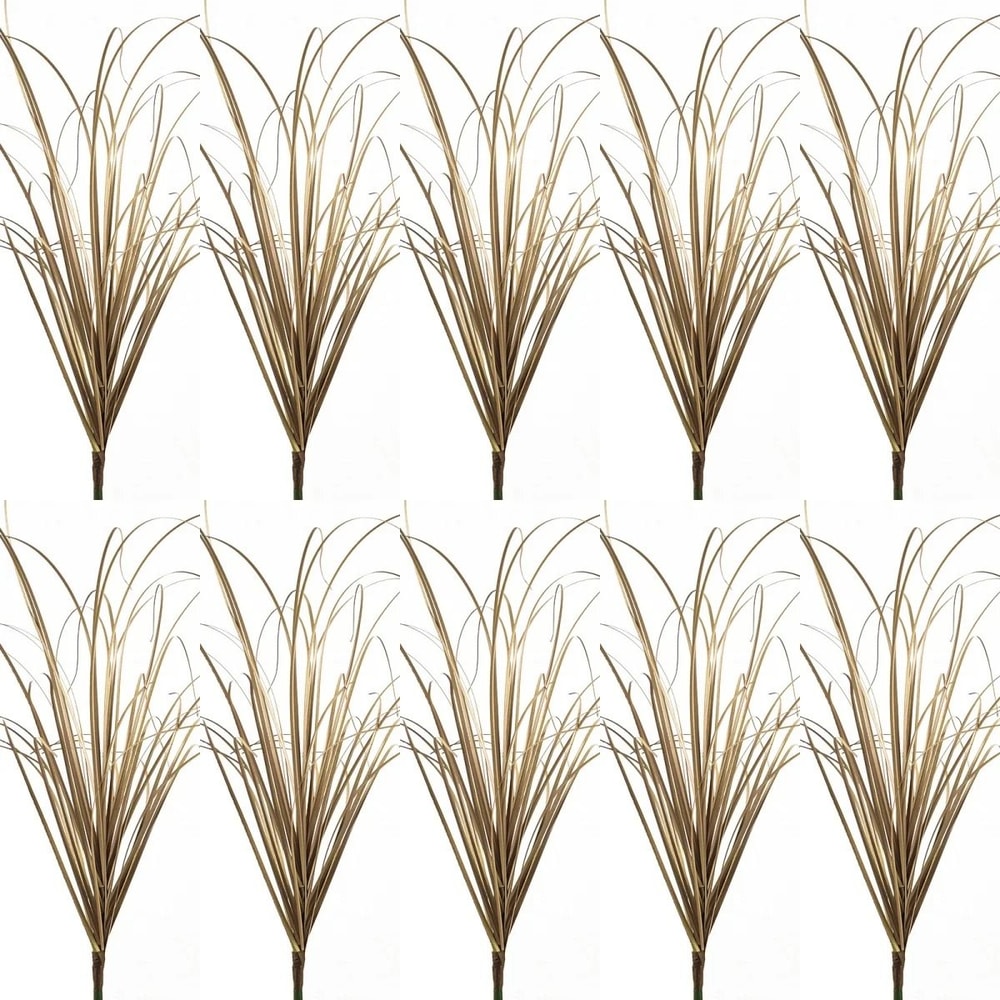 Artificial Grass Bush Mini Green Plants Fake Landscape Decor For Home And Crafts 0