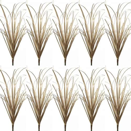 Artificial Grass Bush Mini Green Plants Fake Landscape Decor for Home and Crafts