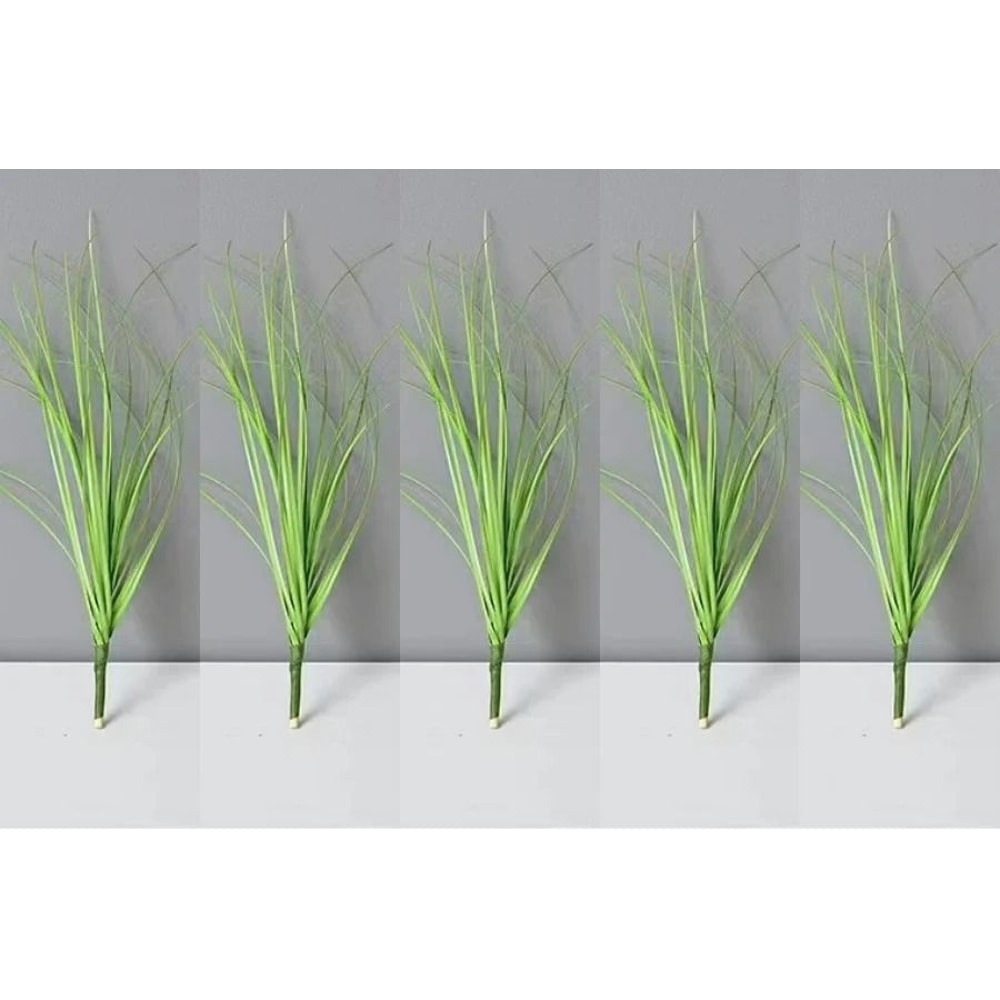 Artificial Grass Bush Mini Green Plants Fake Landscape Decor For Home And Crafts 11