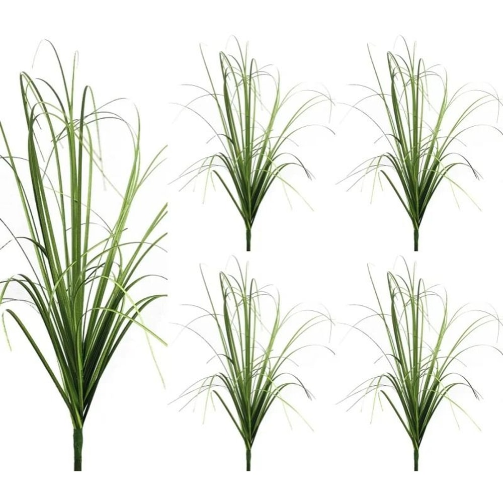 Artificial Grass Bush Mini Green Plants Fake Landscape Decor For Home And Crafts 7