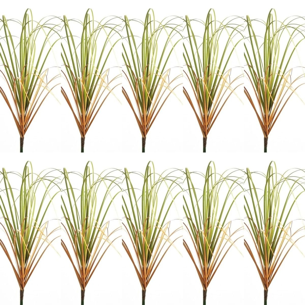 Artificial Grass Bush Mini Green Plants Fake Landscape Decor For Home And Crafts 17