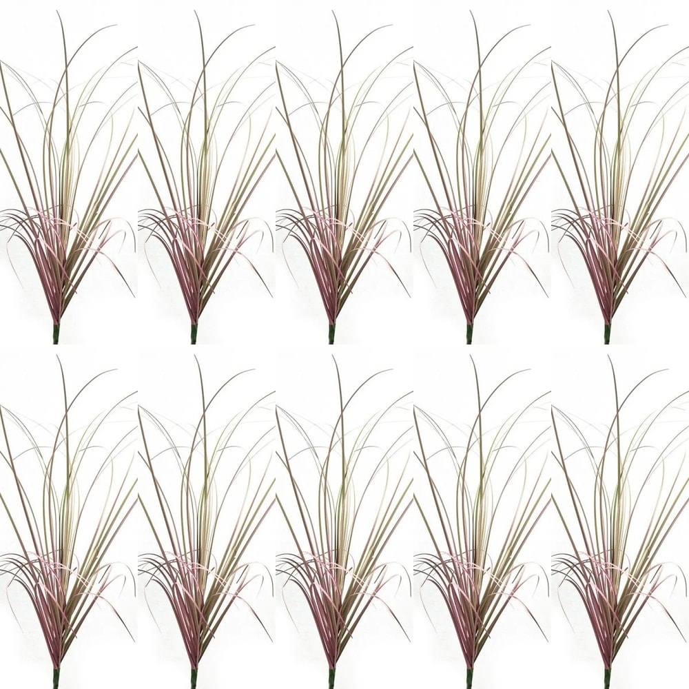 Artificial Grass Bush Mini Green Plants Fake Landscape Decor For Home And Crafts 14