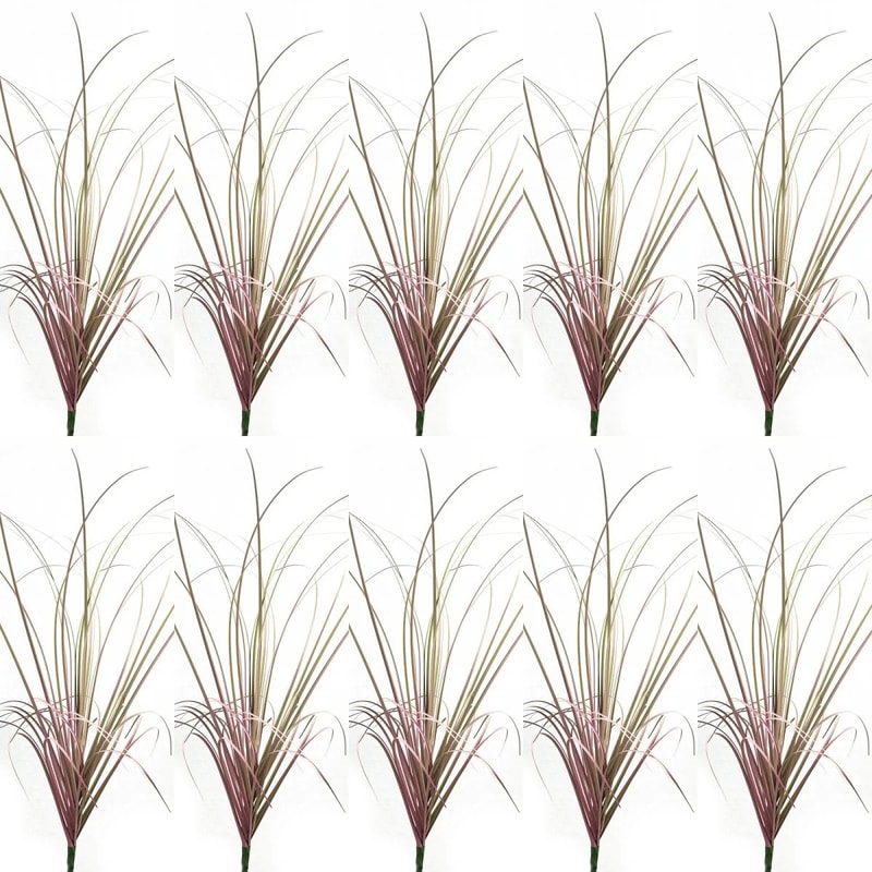 Artificial Grass Bush Mini Green Plants Fake Landscape Decor For Home And Crafts 14