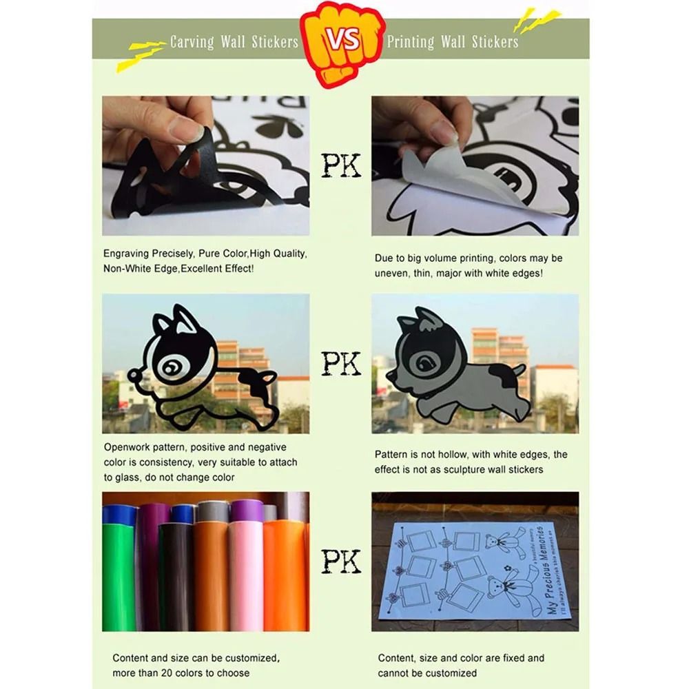 Anime Silhouette Wall Sticker Manga Vinyl Decal For Bedroom Decor 1