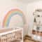 Large Pastel Rainbow Wall Stickers Nursery Wall Decals For Kids Room Decor 8