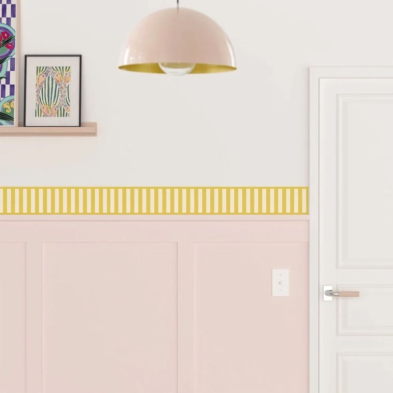 Self Adhesive Wallpaper Border Waterproof Wall Trim Sticker For Home Decor 8