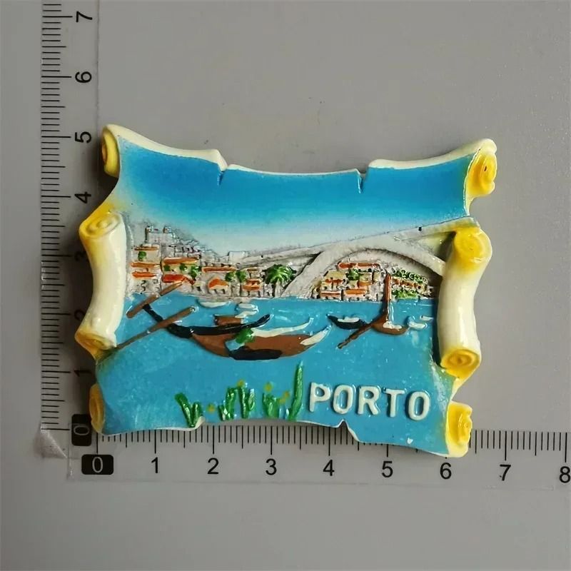 Portugal Souvenir Fridge Magnet Resin Travel Collectible Home Decor 8
