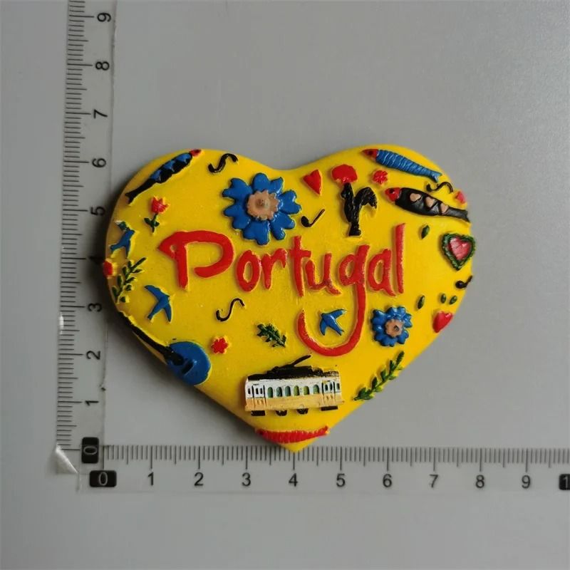 Portugal Souvenir Fridge Magnet Resin Travel Collectible Home Decor 18