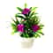 Artificial Flower Bonsai Potted Plant Colorful Tabletop Decor For Home 3