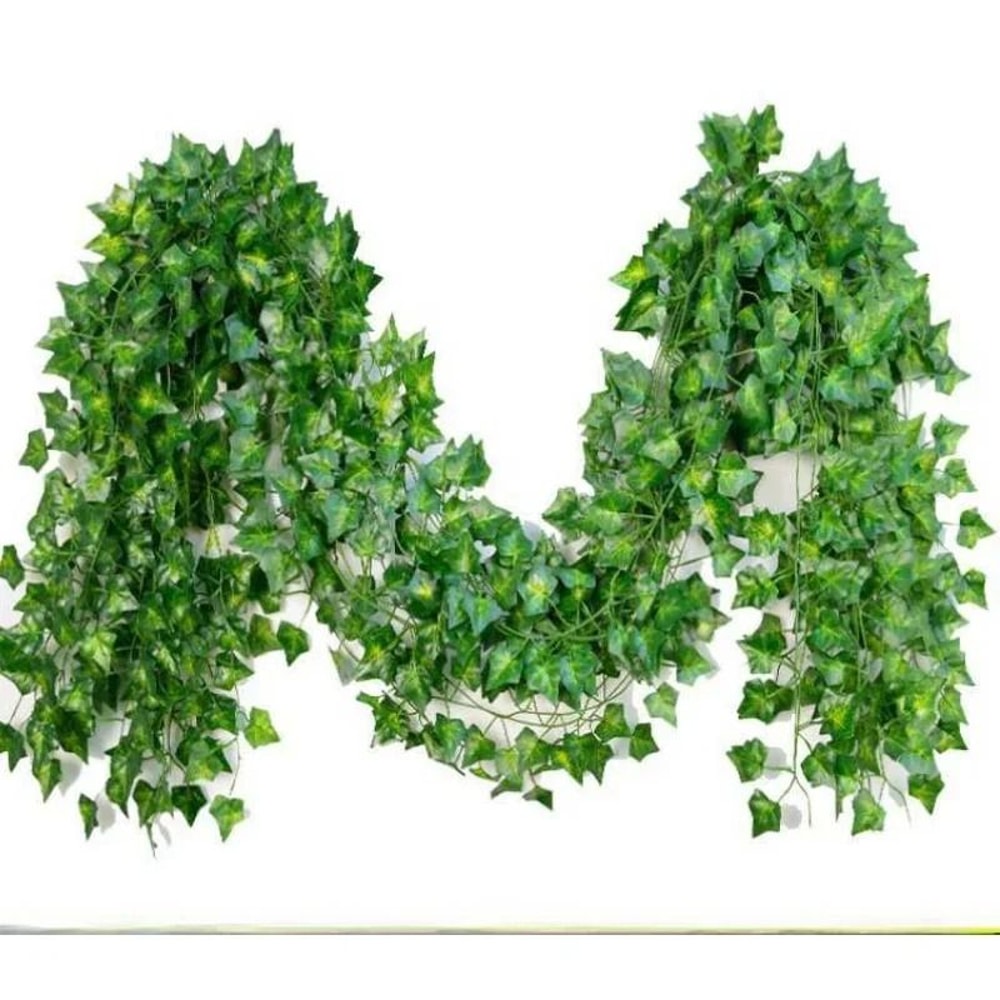 Artificial Ivy Leaf Garland Hanging Vine Green Wall Decor For Home 9