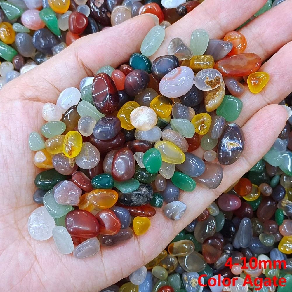 Natural Crystal Gravel Quartz Chips Decorative Stones For Aquarium And Home Decor 12