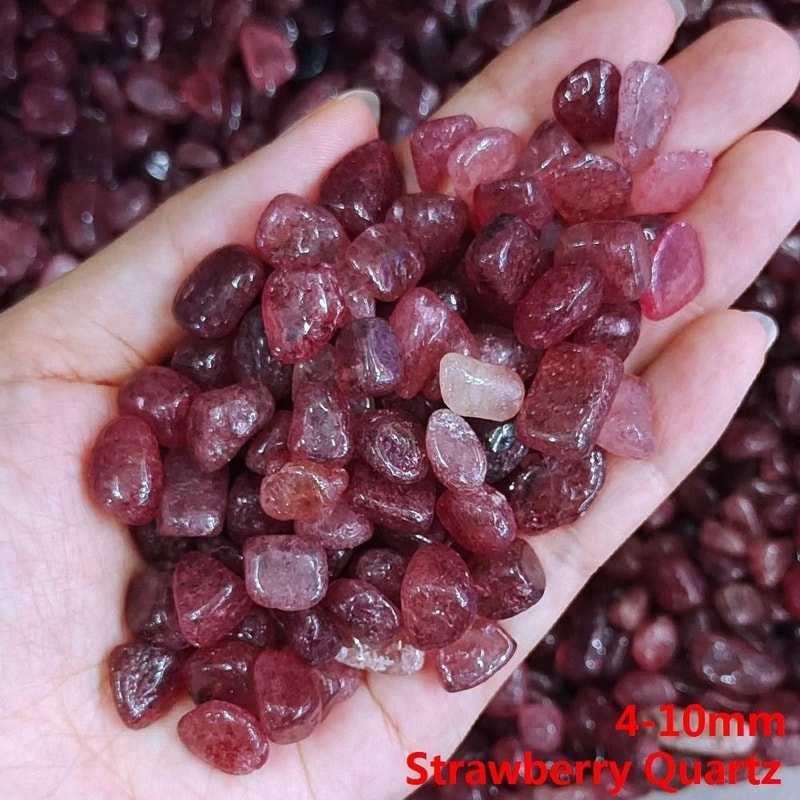 Natural Crystal Gravel Quartz Chips Decorative Stones For Aquarium And Home Decor 6