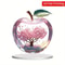 Cherry Blossom Acrylic Desk Ornament Apple Shape Decorative Tabletop Art 4