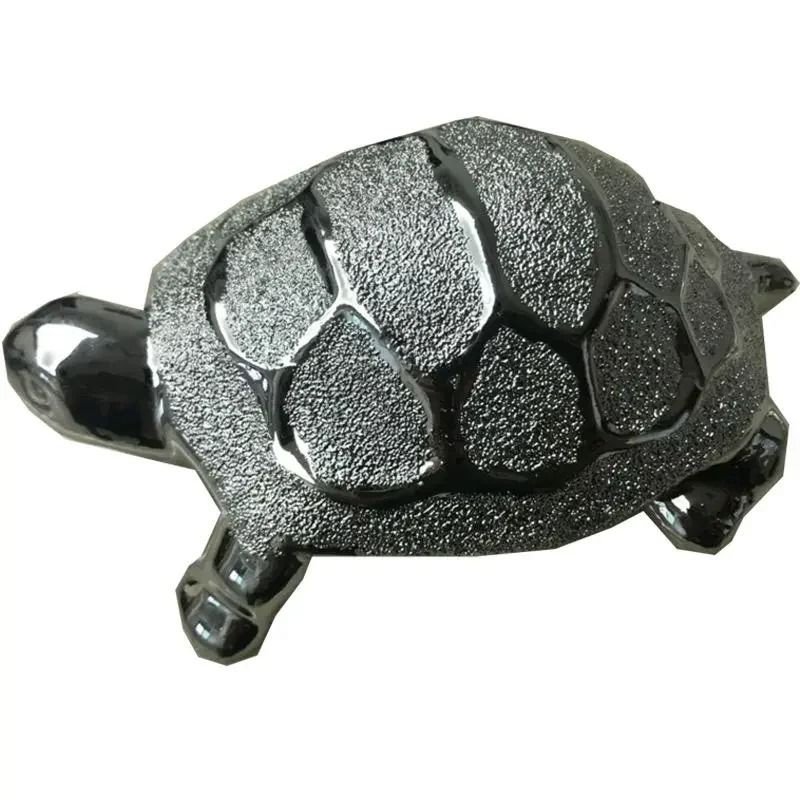 Gold Money Turtle Figurine Ceramic Feng Shui Desk Decor For Wealth And Luck 3