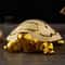 Gold Money Turtle Figurine Ceramic Feng Shui Desk Decor For Wealth And Luck 4