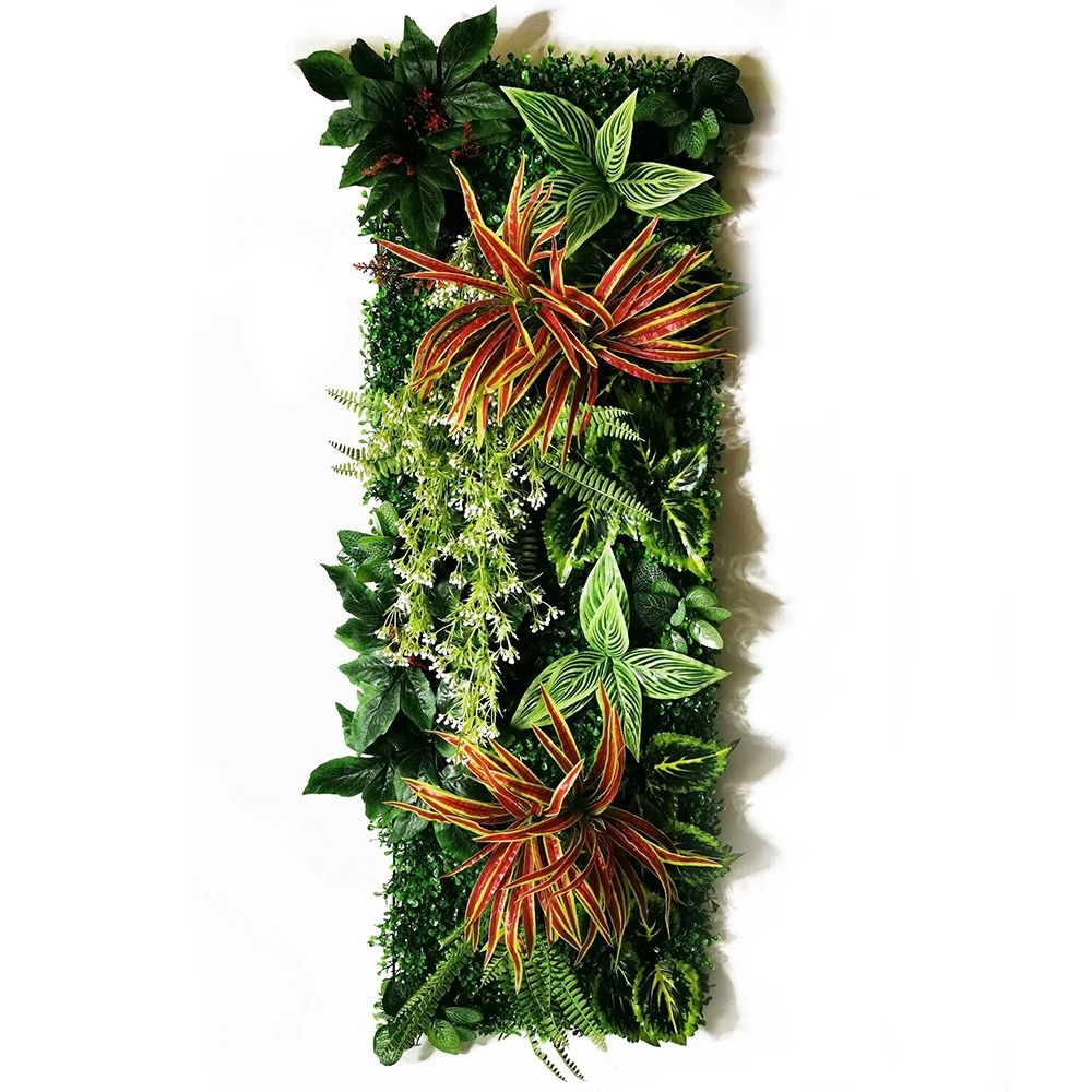 Artificial Green Wall Panel Fake Grass Moss Decor For Indoor Outdoor Spaces 10