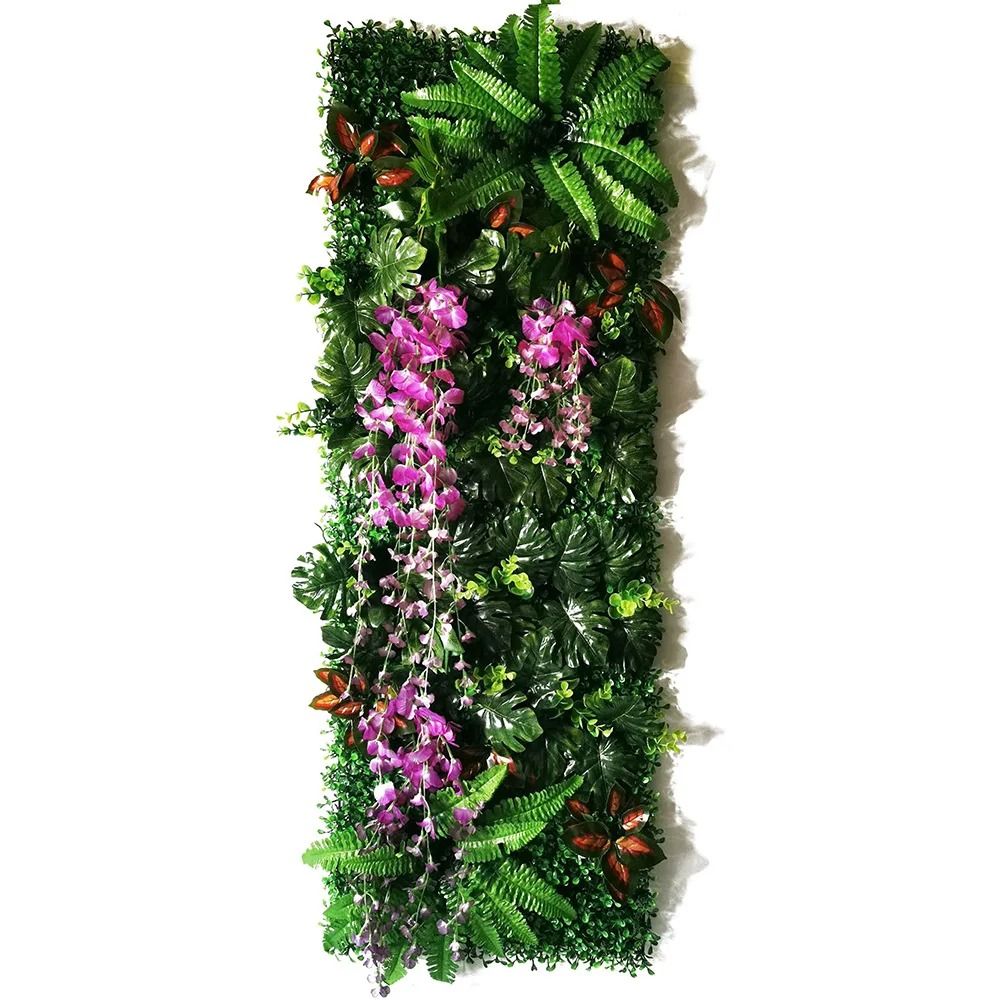 Artificial Green Wall Panel Fake Grass Moss Decor For Indoor Outdoor Spaces 11