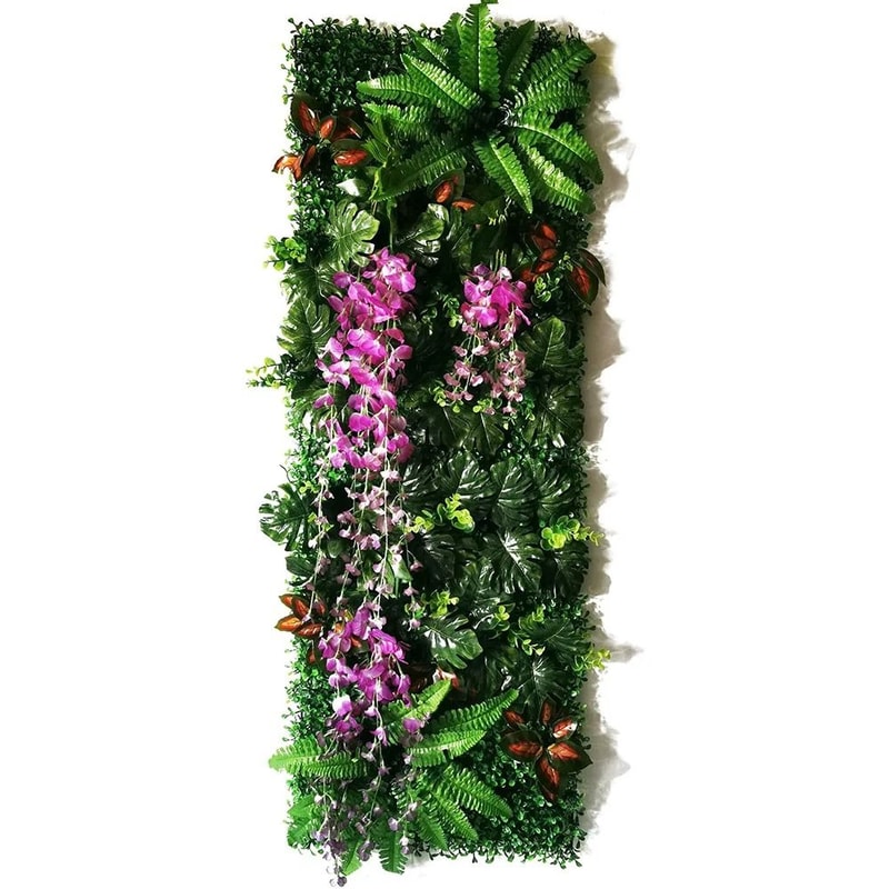 Artificial Green Wall Panel Fake Grass Moss Decor For Indoor Outdoor Spaces 11
