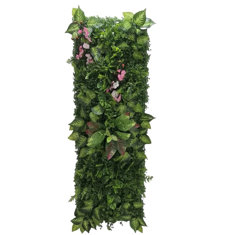 Artificial Green Wall Panel Fake Grass Moss Decor For Indoor Outdoor Spaces 12